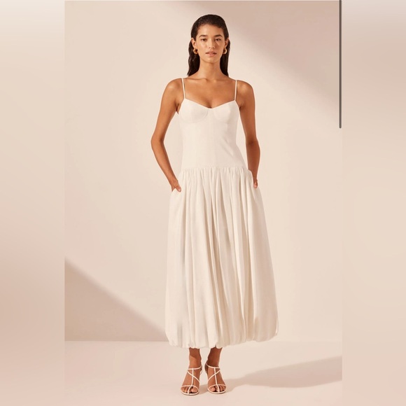 Shona Joy Vento Bustier Bubble Midi Dress - Picture 4 of 9